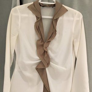 Silk White Blouse